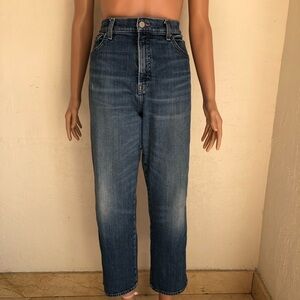 Lucky Brand Candiani Denim Blue Jeans Pants Women’s Size 12/31 Straight Cropped